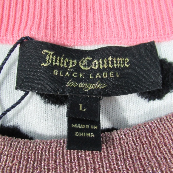Juicy Couture Black Label Velour Polka Dot Sweater - Picture 6 of 6